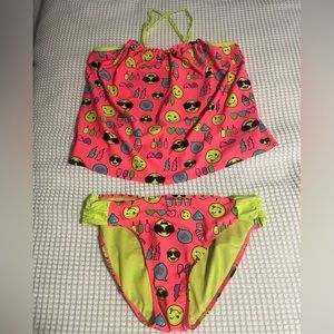 Justice Girls Tankini Swimsuit - Size 18 Plus, gently used